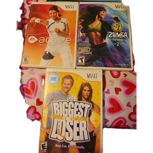 Nintendo Wii Exercise Game Bundle‎